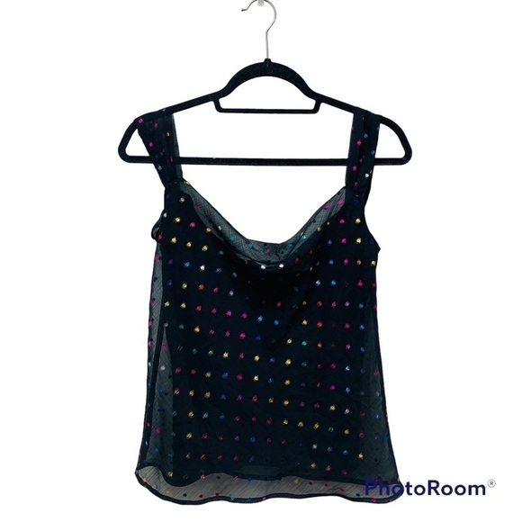 Ali & Jay Rainbow Dot Foil Blouse - Picture 2 of 13